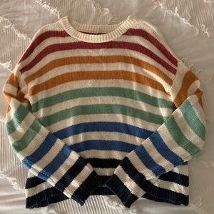 American Eagle striped sweater